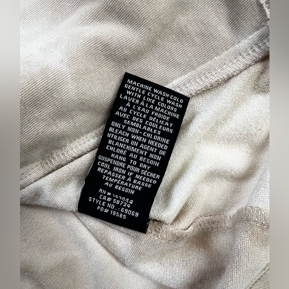 BAGATELLE Tan and white tie dye wide collar sweatshirt size M - Picture 13 of 15